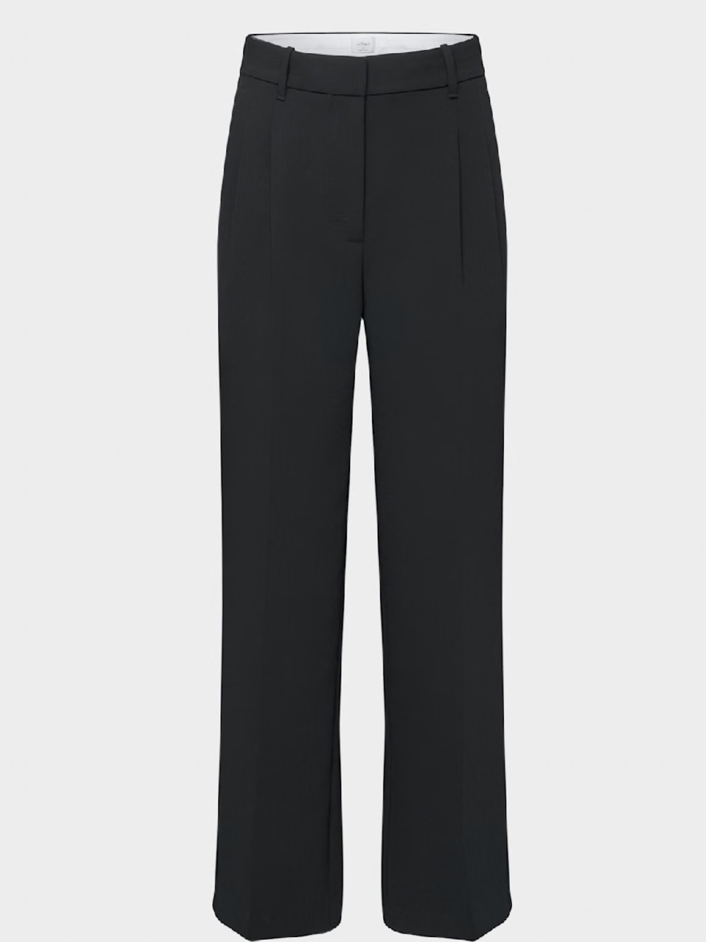 Aritzia Wide-Leg High-Rise Effortless Pants in Black - NOT FOR SALE